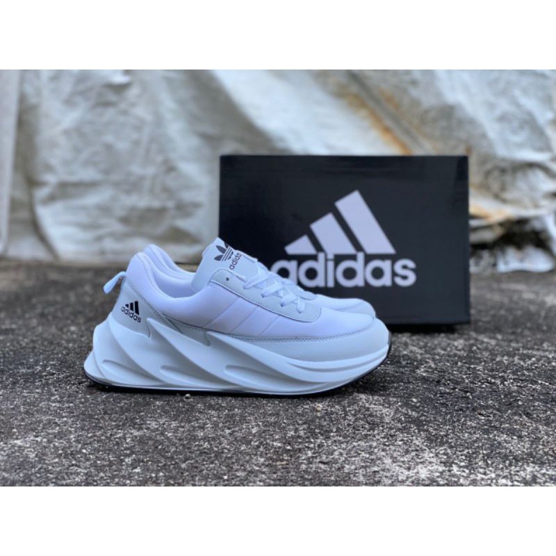 adidas shark all white