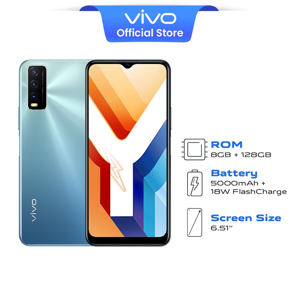 Vivo Y20s 8gb Ram 128gb Rom 5000mah Battery 18w Fast Charging Side Fingerprint Shopee Malaysia