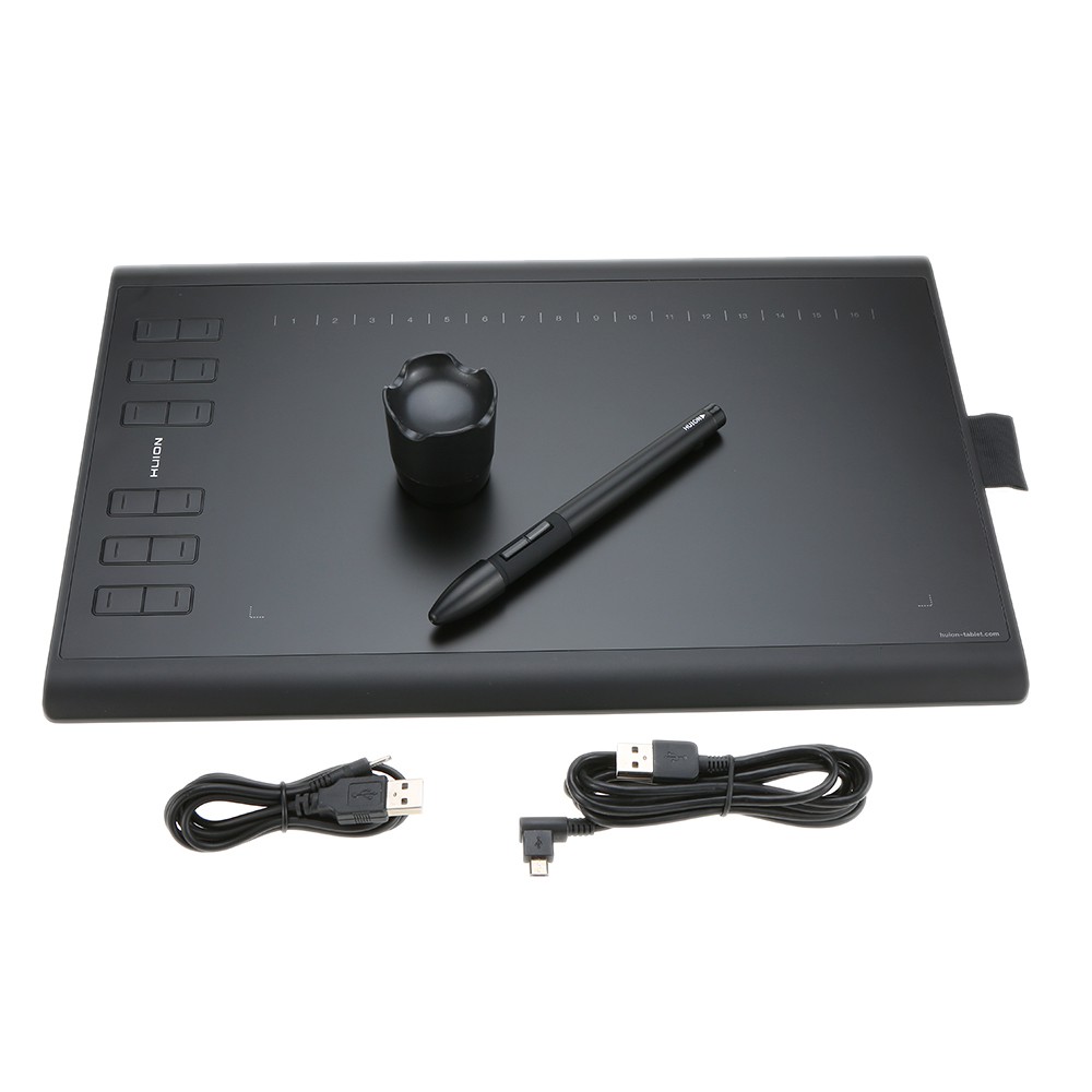 Huion Graphic Drawing Tablet Micro Usb New 1060plus Shopee Malaysia