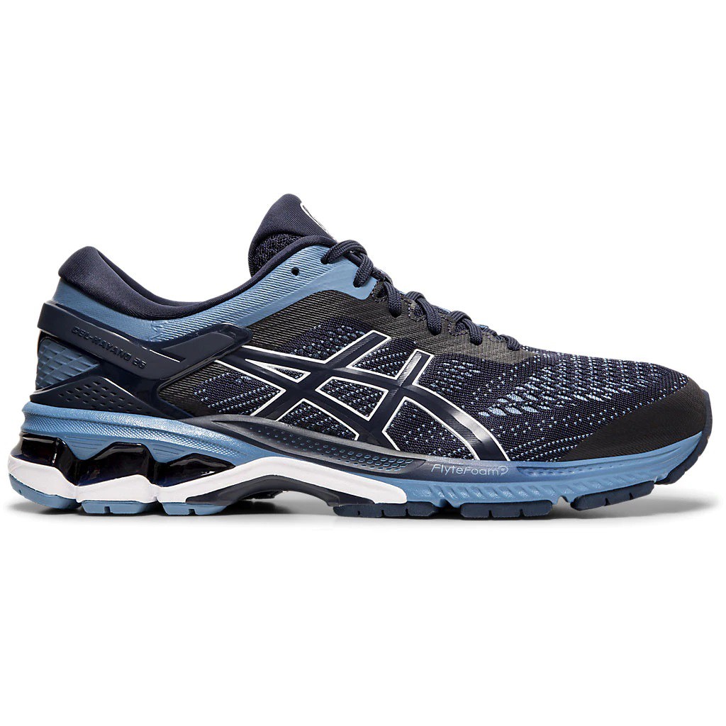 asics gel kayano 26 midnight frosted almond