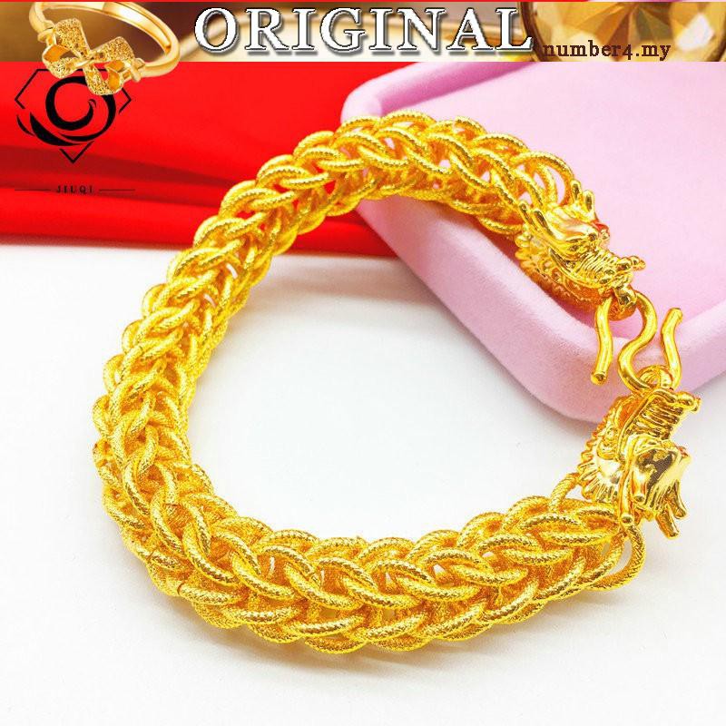  Gelang  tangan  lipan dewasa emas 916 312 Shopee Malaysia