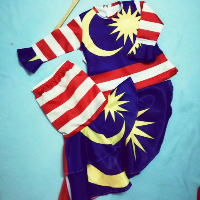  Baju  Merdeka  Girl Baju  Bendera Girl Shopee Malaysia