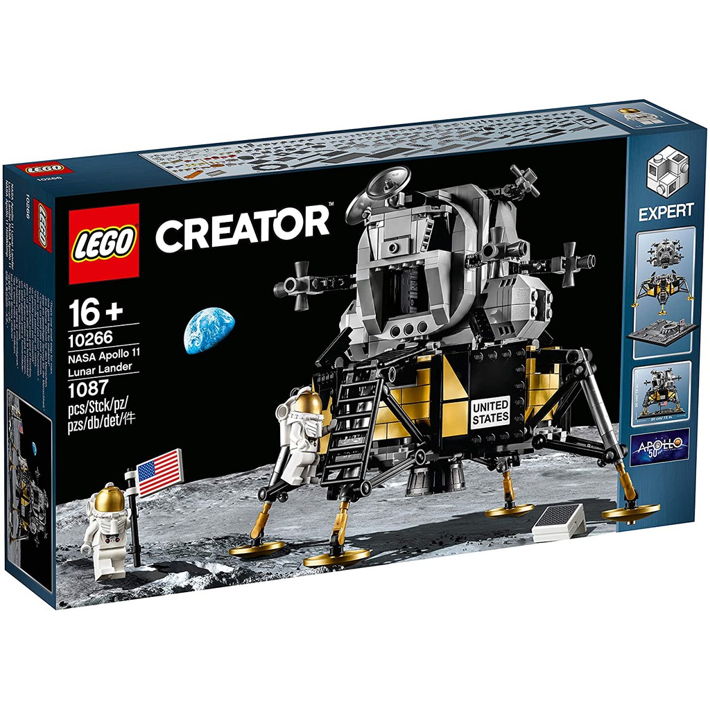 Lego 10266 Creator Nasa Apolllo 11 Lunar Lander - Moon Landing Ship