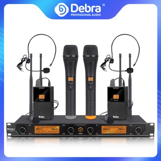 Debra Audio D 240 4 Channel Handheld or Lavalier Headset UHF