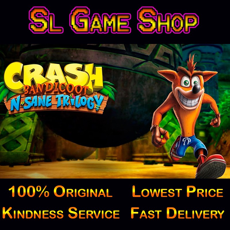 Crash Bandicoot N Sane Trilogy Pc Steam Original Game Shopee Malaysia 1032