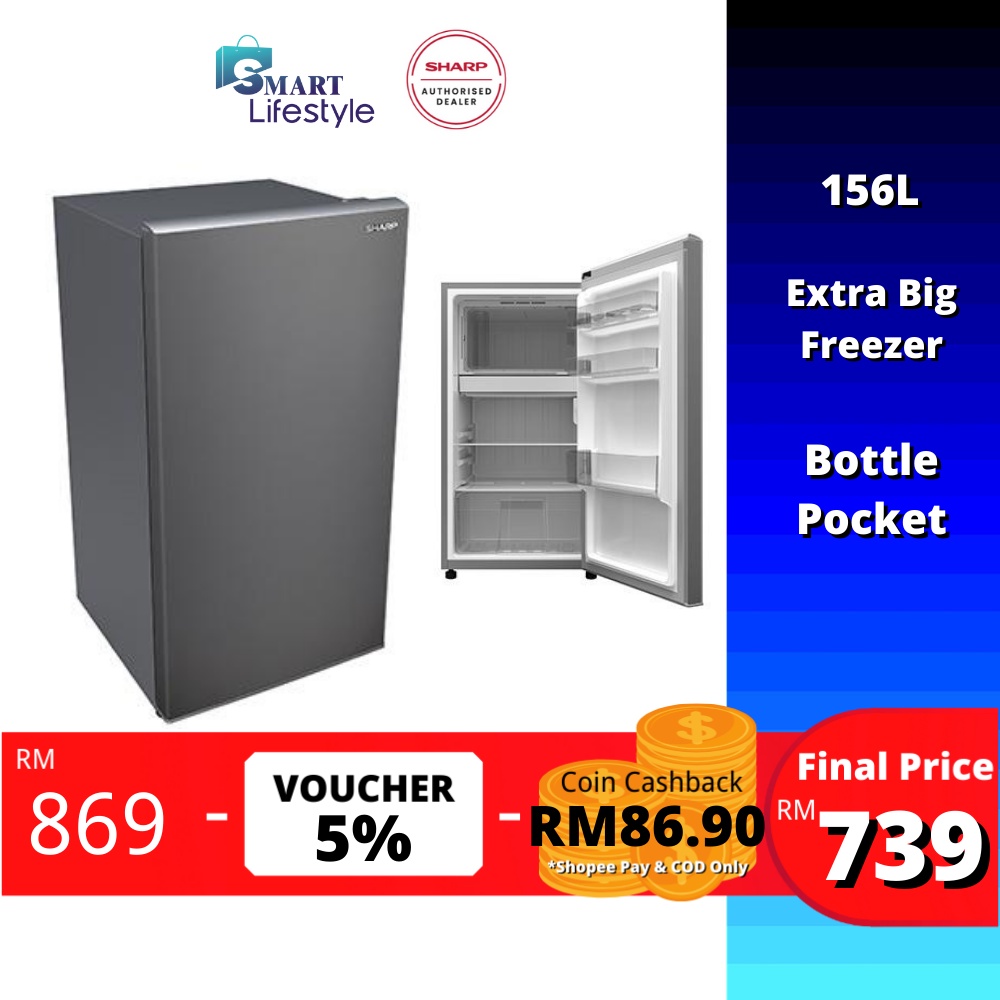 [FREE SHIPPING] Sharp Myfridge Refrigerator (156L) SJD190MS