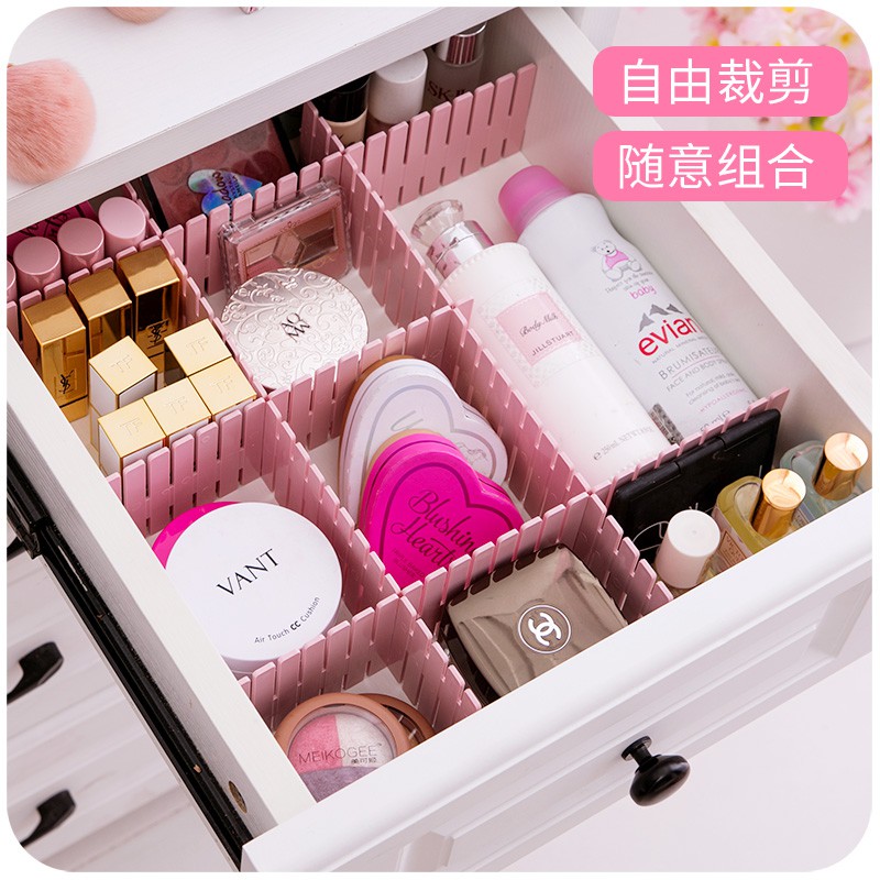 Diy Drawer Separator Socks Storage Box Underwear Organizer Shopee Malaysia