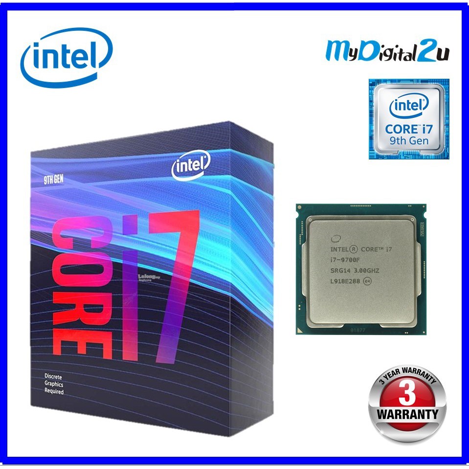 Intel Core I7 9700f 12m Cache Up To 4 70 Ghz Coffee Lake Processor Shopee Malaysia