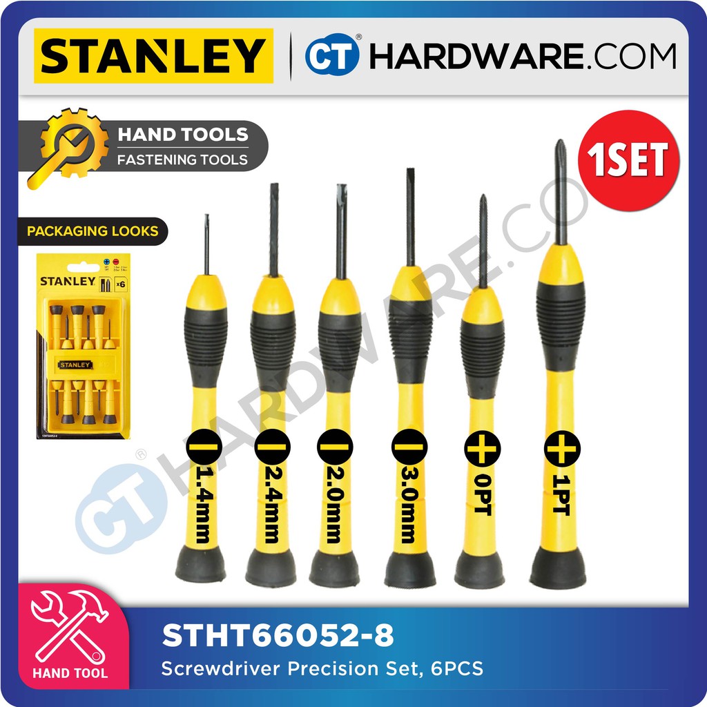 STANLEY STHT66052-8 SCREWDRIVER PRECISION SET ( 6PC ) | Shopee Malaysia