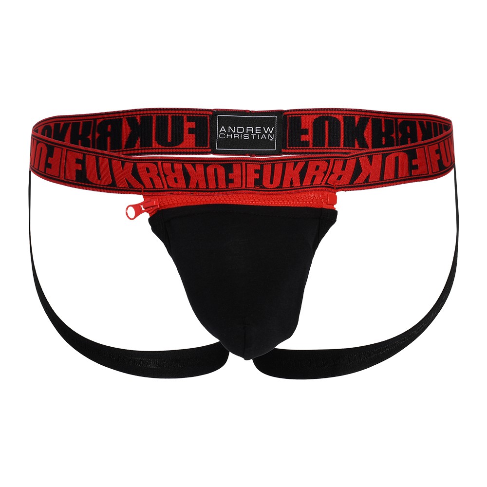 Andrew Christian FUKR VERS EASY ACCESS CRING ZIPPER JOCK (DETACHABLE