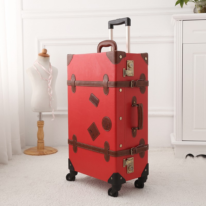 vintage spinner luggage