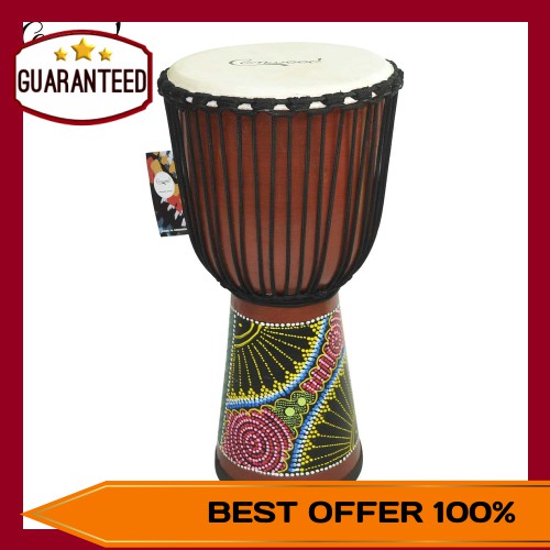 Camwood 12 Inch Wooden African Drum Djembe Bongo Congo Hand Drum