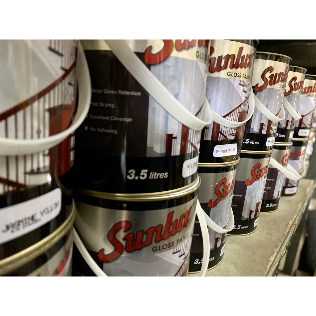 3 5 Liter SUNLUX Gloss Paint Glossy Wood Or Metal Paint 3 5 Liter SUNLUX Gloss Paint Glossy Wood Or Metal Paint