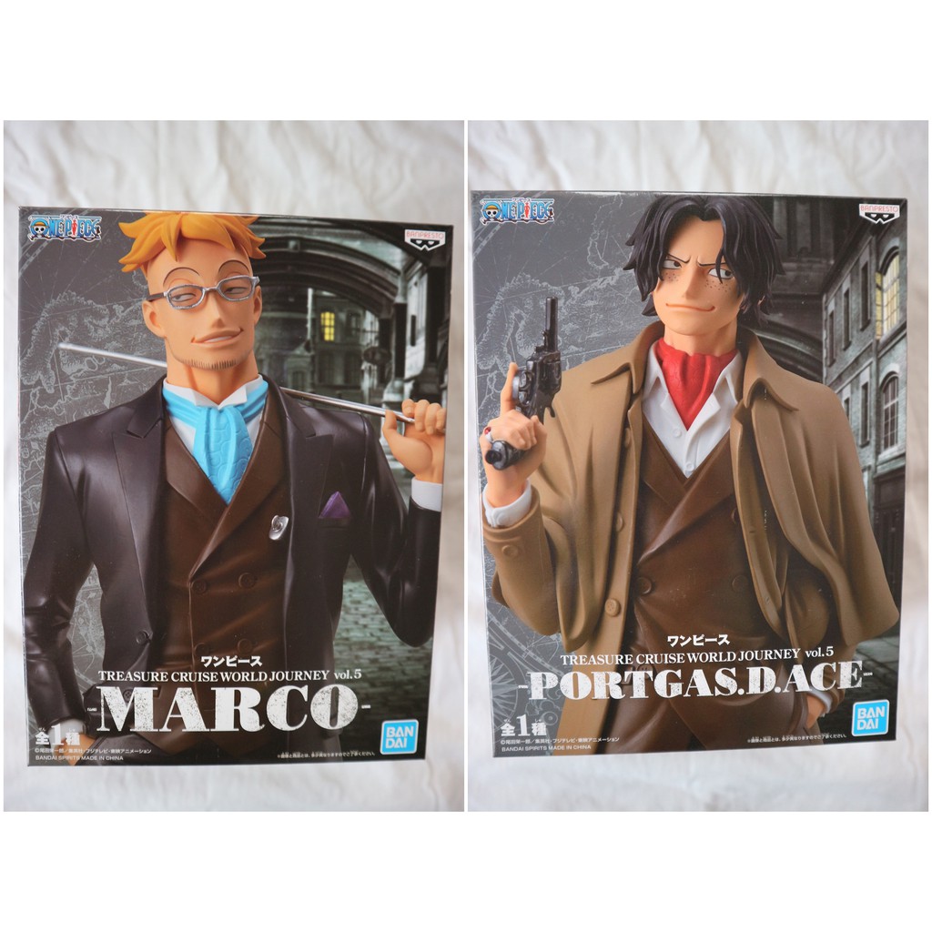 Banpresto One Piece Treasure Cruise World Journey Vol 5 Macro And Ace Shopee Malaysia