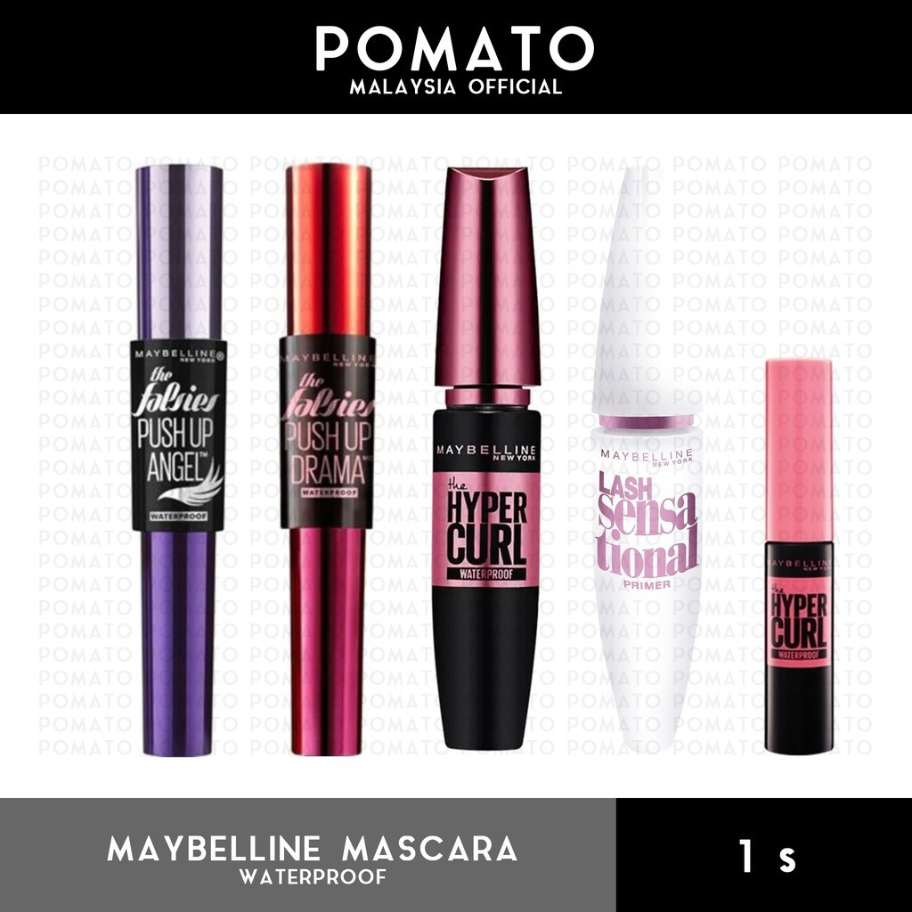 Local Stock Maybelline The Falsies Push Up Angel Drama Hypercurl Volum Express Waterproof Mascara Big Shot Lash Sensa Shopee Malaysia