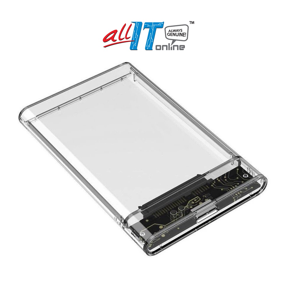 Fideco 2.5 Inch USB 3.0 Hard Transparent Drive Disk HDD External