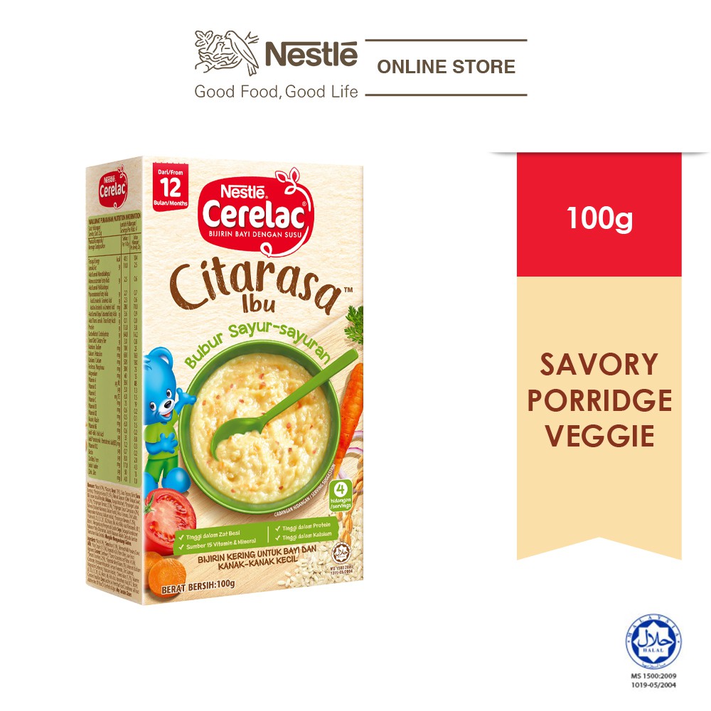 Nestle Cerelac Porridge Vegetable G Exp Jan Shopee Malaysia