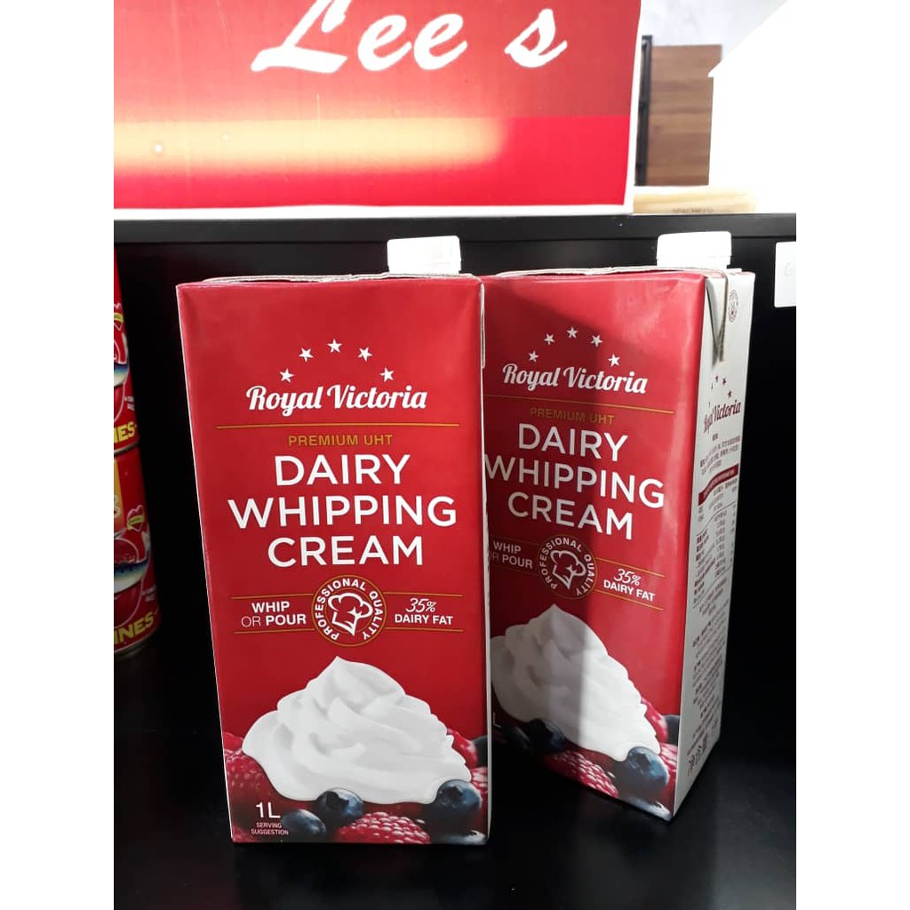 Royal Victoria Whipping Cream 1L 35 Shopee Malaysia