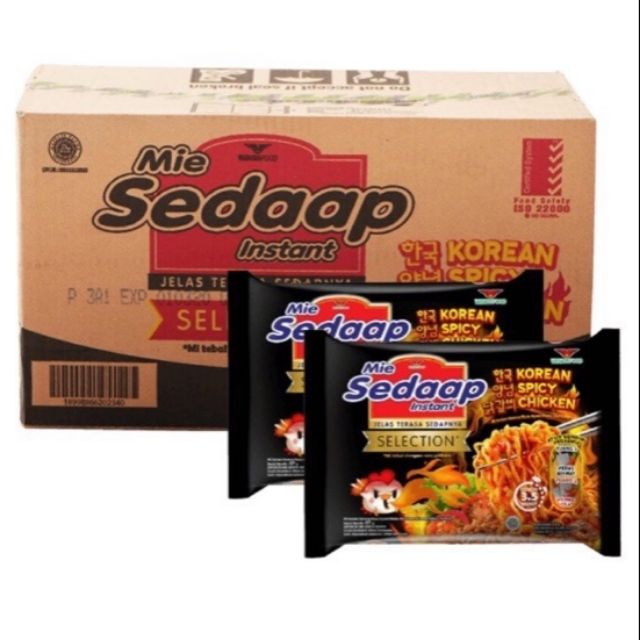 Mie Sedaap Korean Spicy Chicken 87g X 5 X 8 (1ctn) | Shopee Malaysia
