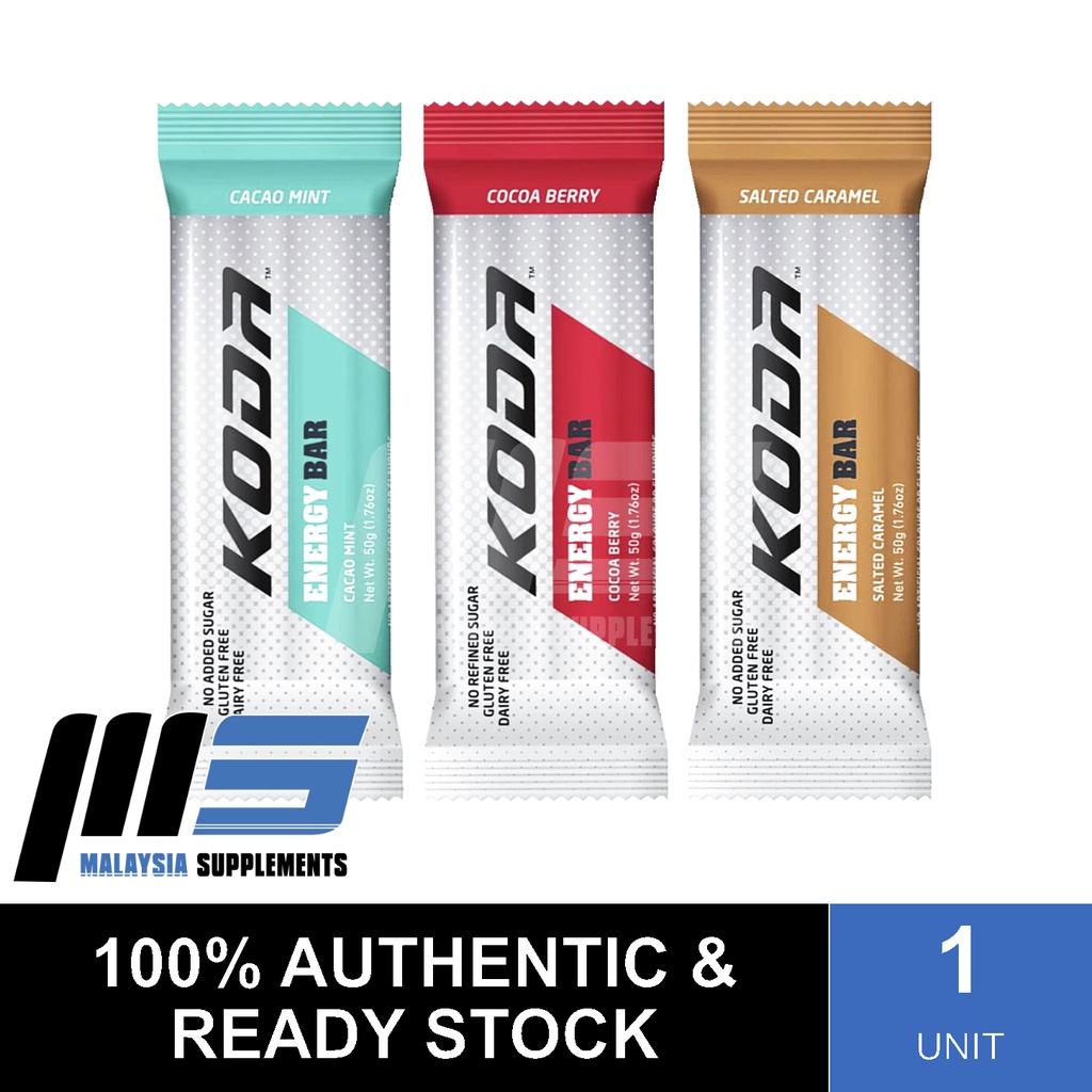 Koda Nutrition Energy Bar (1 Unit) (COCOA BERRY) Hiking, Running