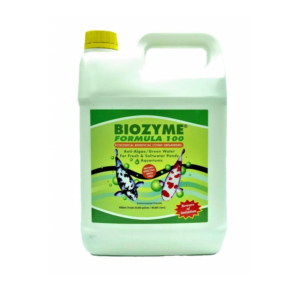 Biozyme Formula 100 AntiAlgae/Green Water, Fresh & Saltwater Ponds