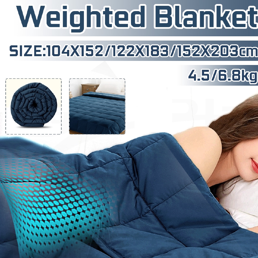 Weighted Blanket Adult Decompression Sleep Aid Pressure Sleep Reduce