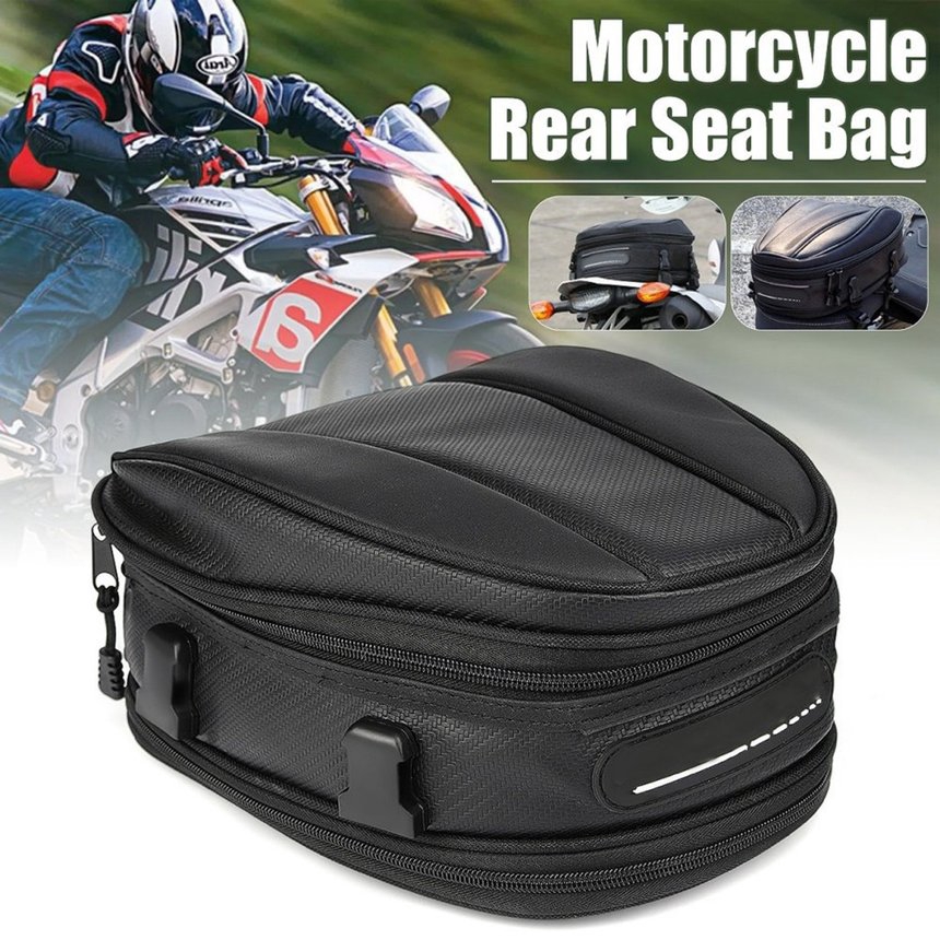 motorbike rear seat bag