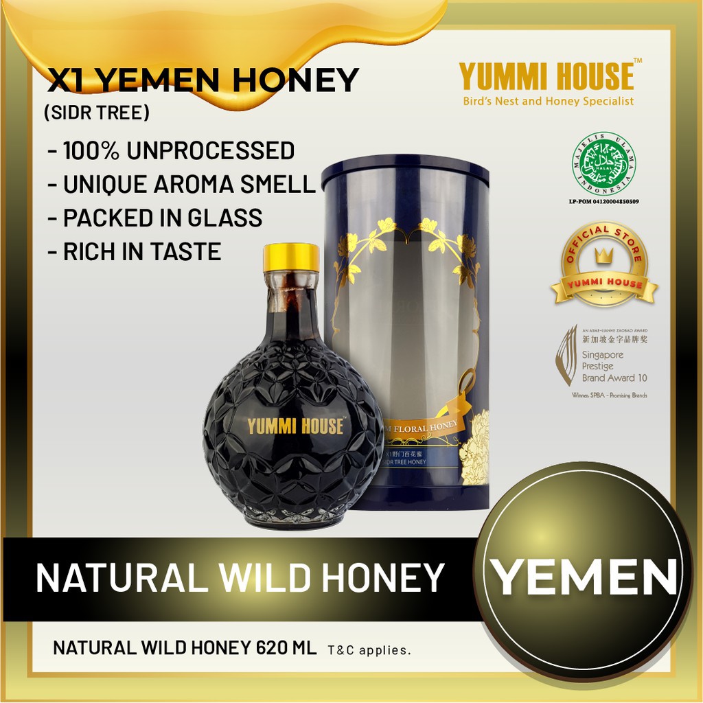 Yummi House Sidr Tree Yemen Honey 620ml Shopee Malaysia