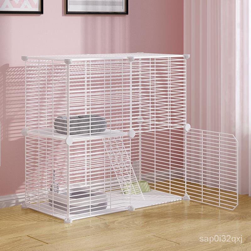 Sangkar Kucing Rumah Dalaman Tiga Lapisan Kecil Ruang Bebas Kucing