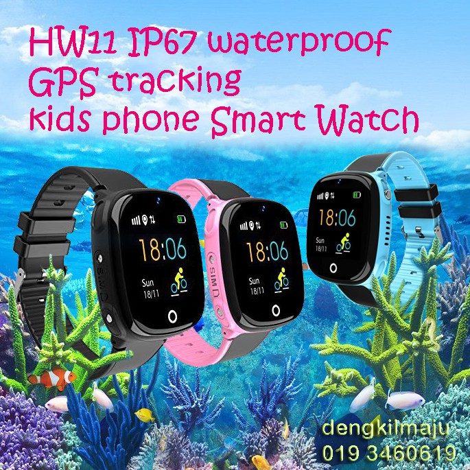 waterproof ip67 kids smartwatch