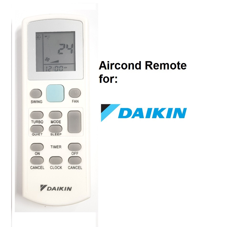 Free Battery Ady Acson Daikin York Aircon Air Conditioner Remote
