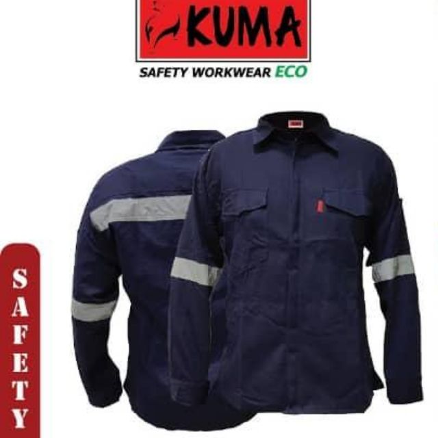 Slim Fit ECO Safety Jacket  WORKWEAR Baju  Kerja  Keselamatan 