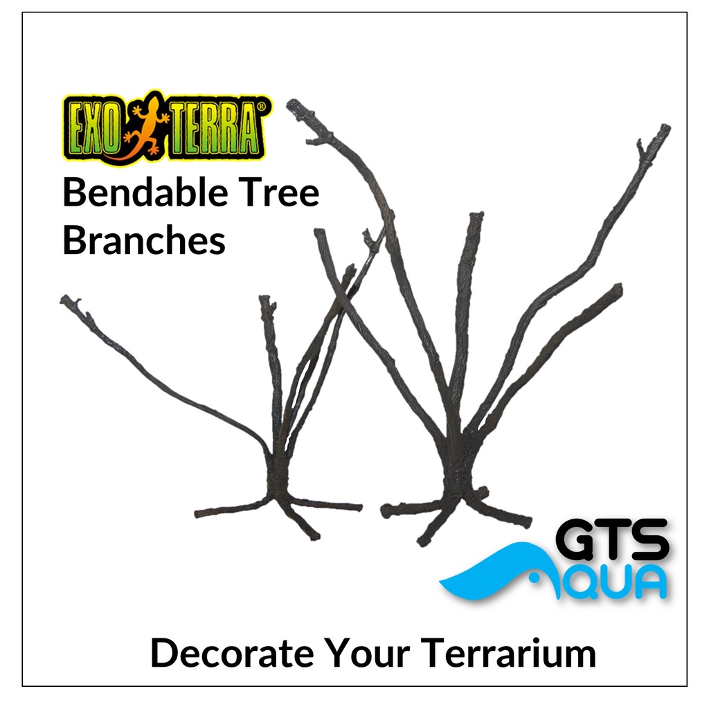 Exo Terra Jungle Tree / Bendable Terrarium Tree / Terrarium Decoration