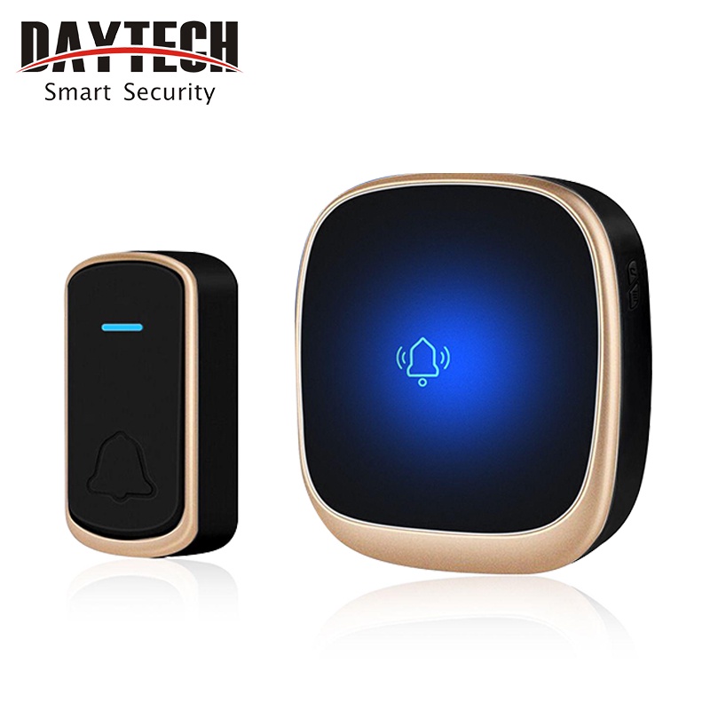 Daytech Loceng Rumah Door Bell Wireless Doorbell Pager for House/Home