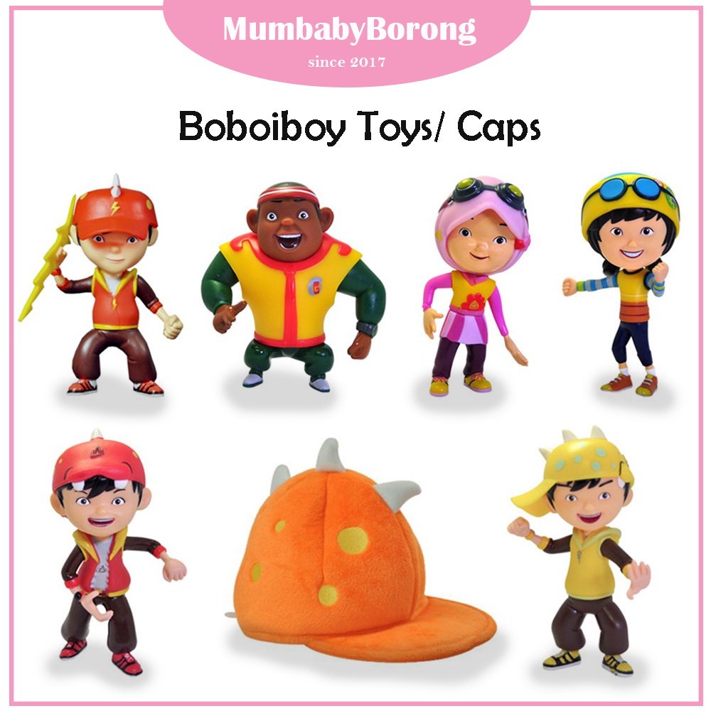 MB Boboiboy Lightning Orange Cap Toys Petir Oren Topi Mainan (Random