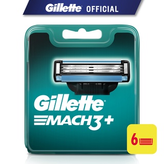 Gillette Mach3+ Replacement Cartridges (6 Counts)