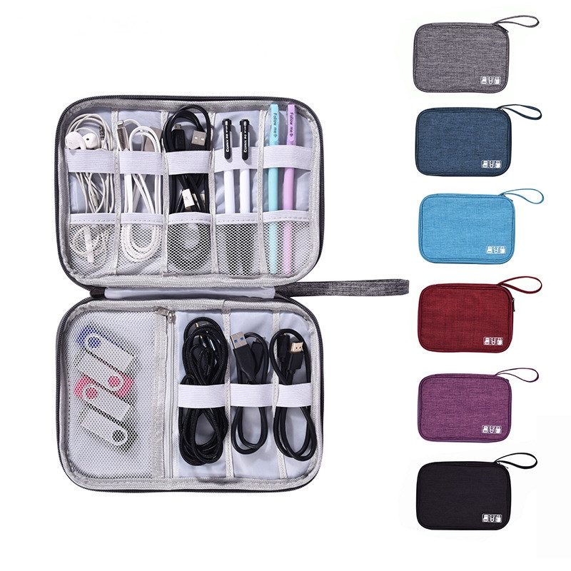Travel Wire Bag Portable Waterproof Cable Pouch USB Electronics Charger