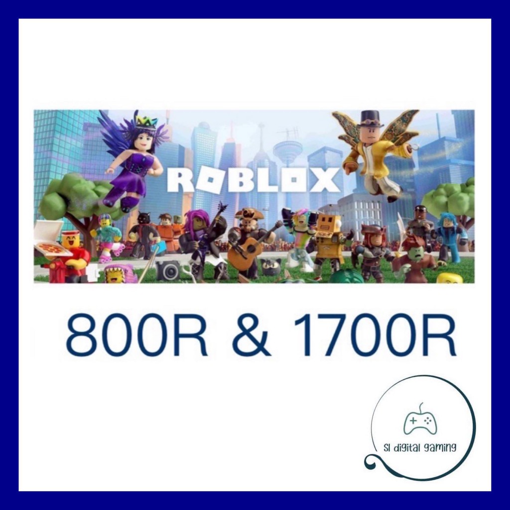 Roblox Robux Official Game Top Up Global 800 1700r Shopee Malaysia - recharge robux