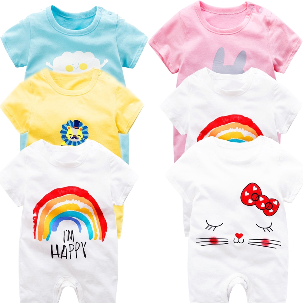baby cotton rompers