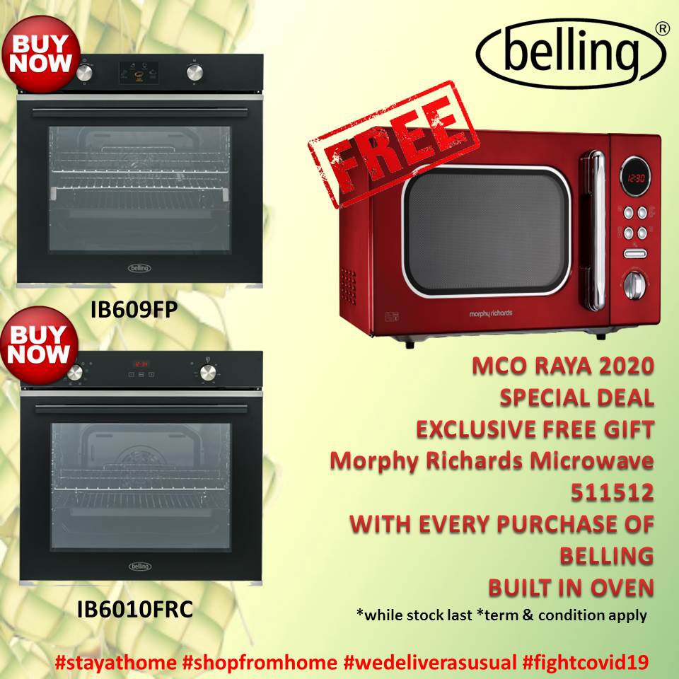 Belling Built In Oven 60cm Ib609fp 85l Multi Function Built In Oven 444410707 Shopee Malaysia