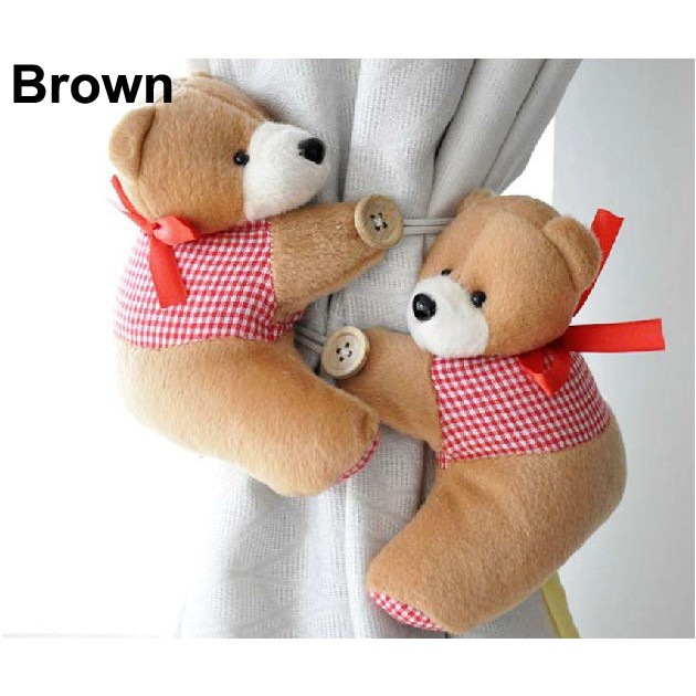 Teddy Bear Curtain Tieback Tie Back Decor Holder Buckle Holdback