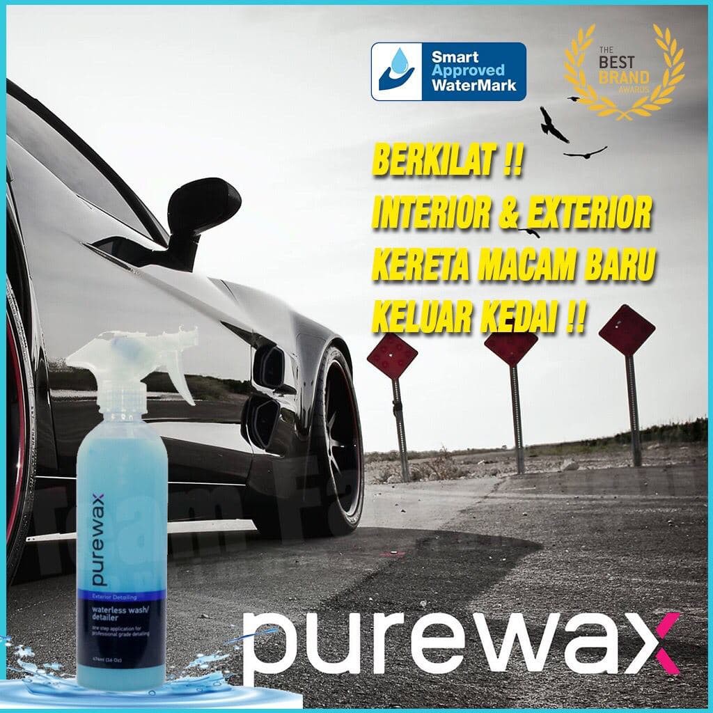 Buy [FAST SELLING] PureWax Pencuci Kereta Tanpa Air Waterless Wash 