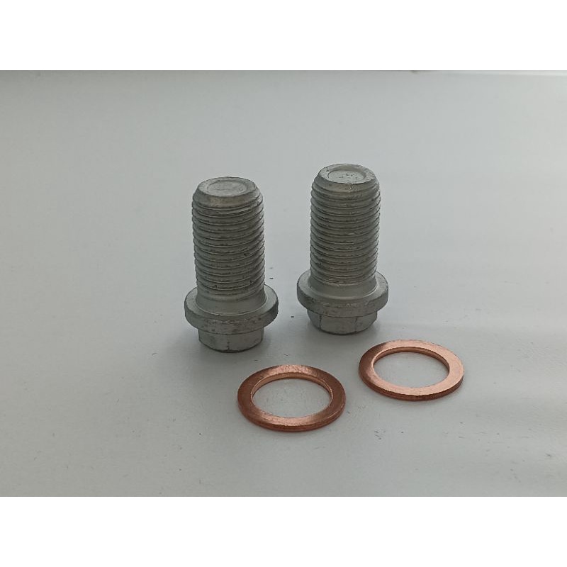 Mercedes Benz Engine Oil Pan Drain Screw Plug with Copper Washer A6019970230 A1119970330