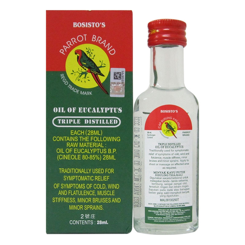 Bosisto's Parrot Brand Eucalyptus Oil 28ml | Shopee Malaysia