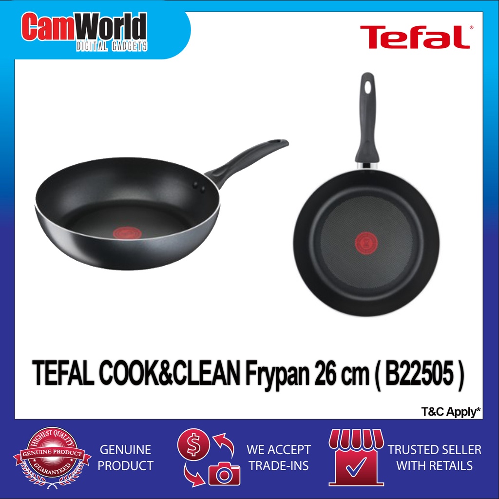 Tefal Cook Clean Frypan Cm B Shopee Malaysia