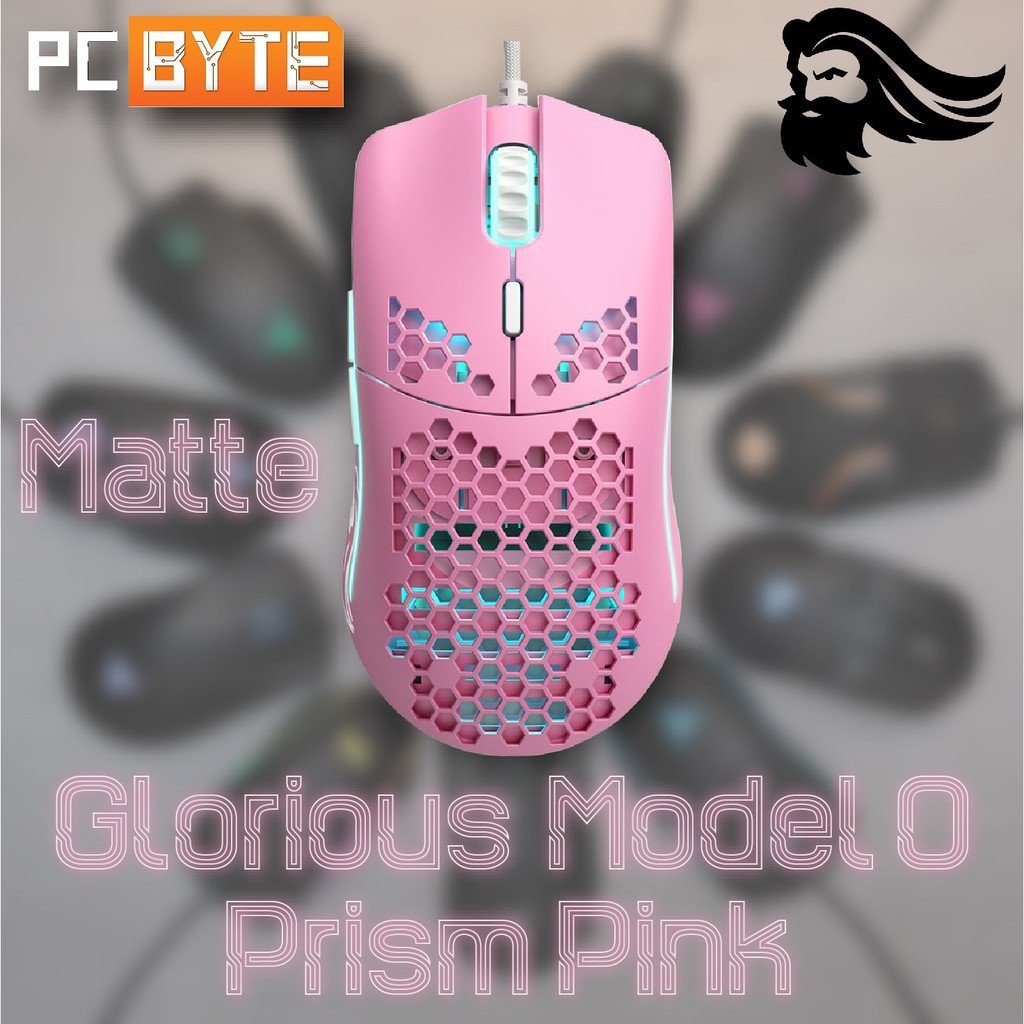 Glorious Model O Lightweight Rgb Gaming Mouse Matte Prism Pink Shopee Malaysia