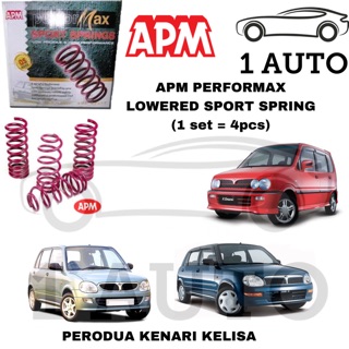 APM PERFORMAX SPORT LOWERED SPRING for PERODUA ALZA 