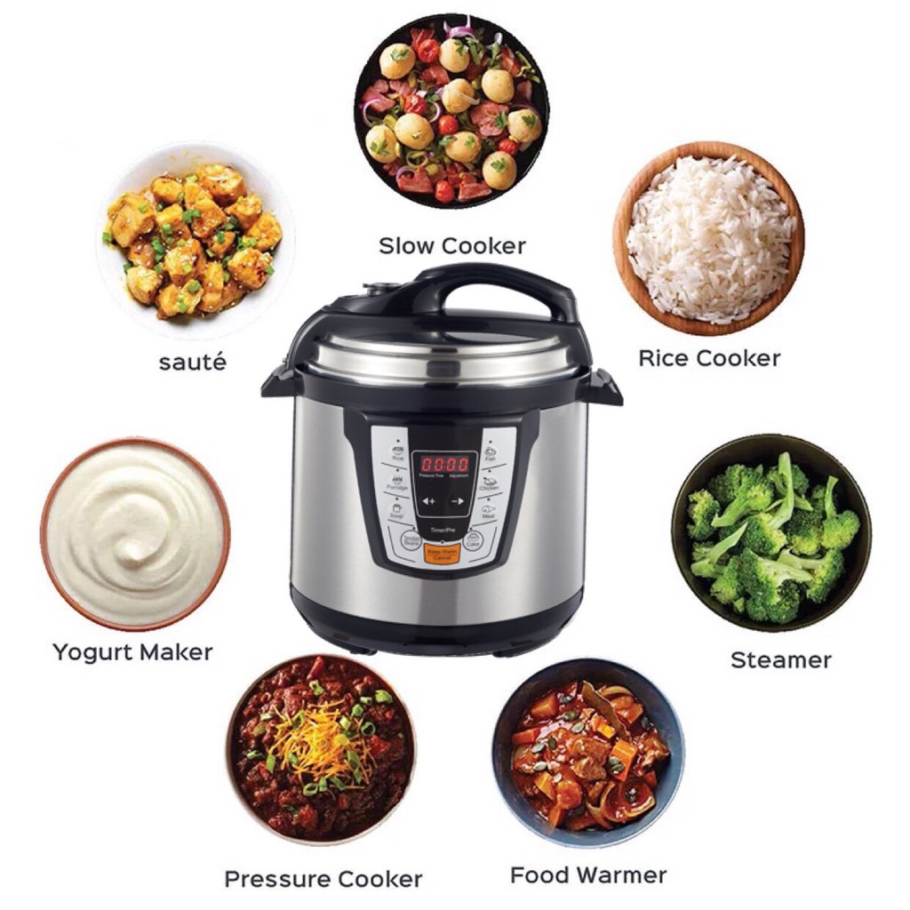 Macook Electric Pressure Cooker, Instant Pot, Slower Cooker, Rice Cook