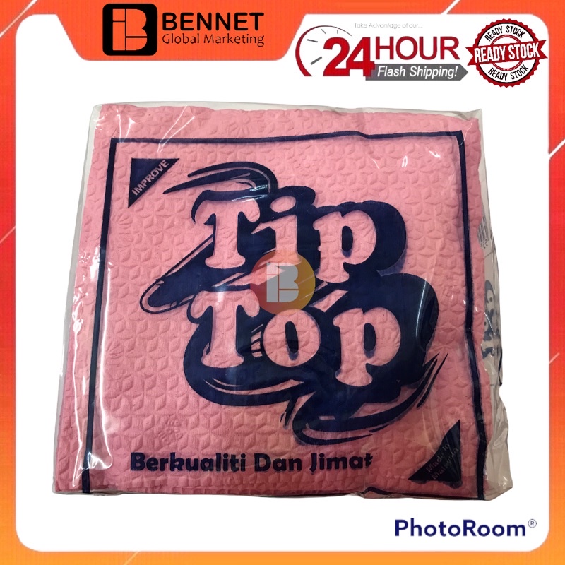 TIP TOP PINK SERVIETTE TISSUE 125x125MM 50G [SHIP IN 24 HRS]