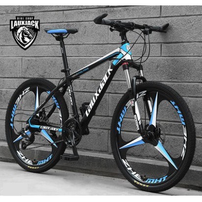 dark blue bike